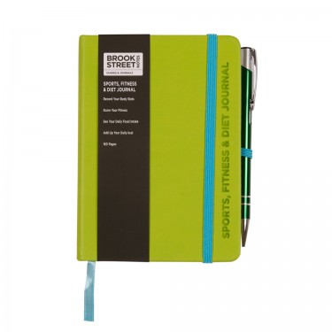 Sports Fitness & Diet Notebook A6